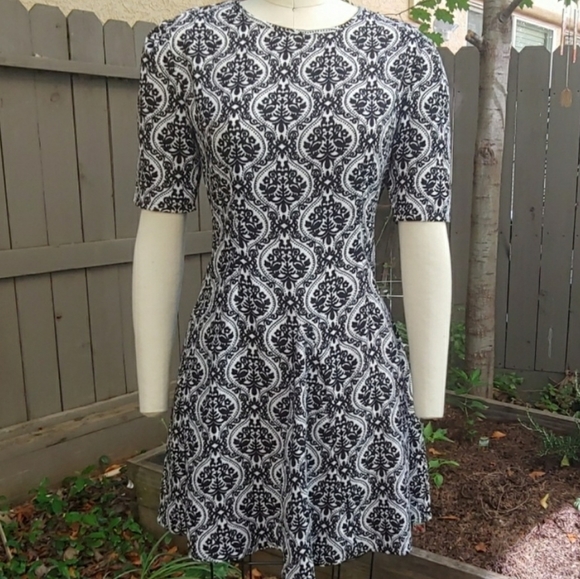 RETRO funky Fashion Union print dress size XS - Picture 8 of 8